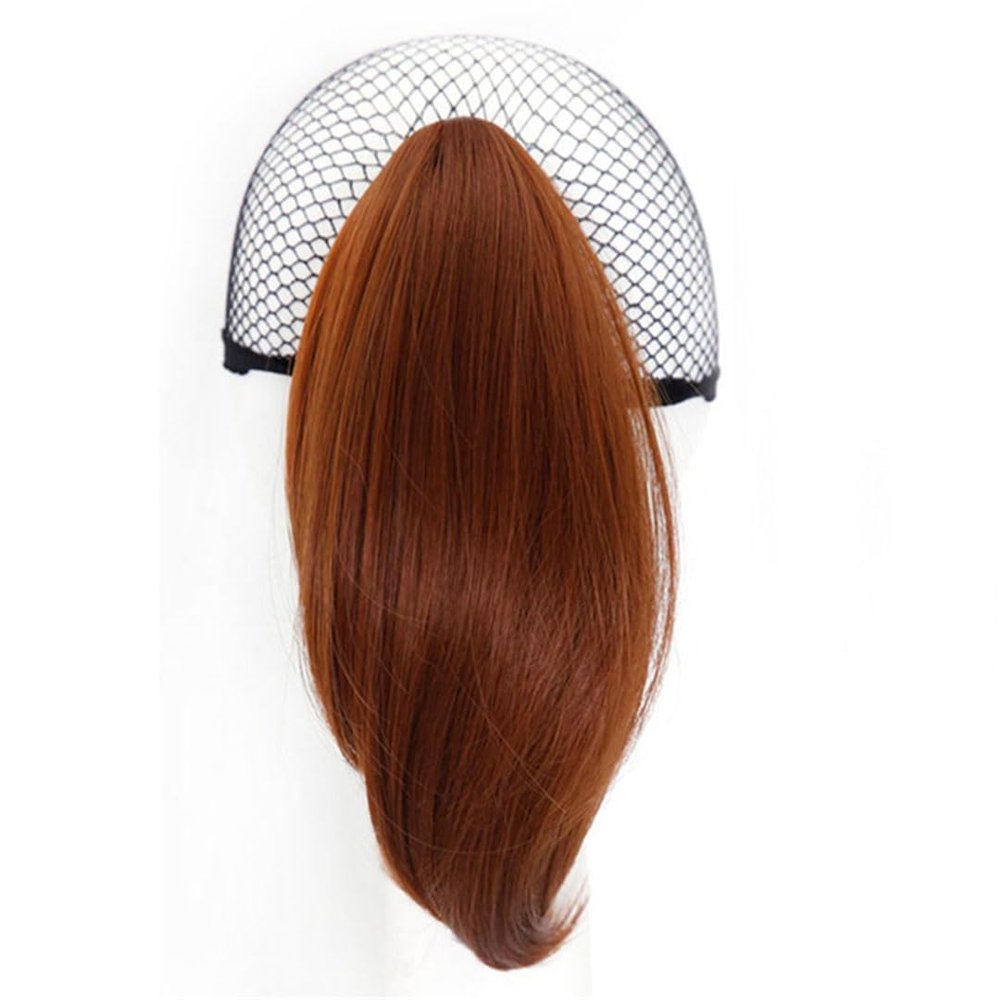 12 Colors Curved Straight Short Synthetic Ponytailtails For Ponytailtail MW013-30 6inches