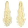 22Inch Synthetic Ponytailtail Hair Extension Long Straight Claw Clip Ponytailtail Heat Wave For Women Hairpiece SH88 613 view 1