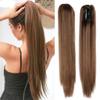 22Inch Synthetic Ponytailtail Hair Extension Long Straight Claw Clip Ponytailtail Heat Wave For Women Hairpiece SH88 613 view 2