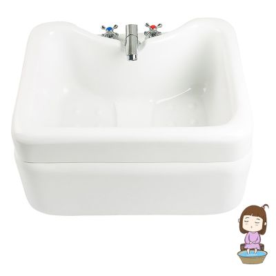 AMEERR Foot Soak Tub Massager Foot Soaking Bath Basin Feet Nail Salon Massage Equipment Floor Type Foot Massage Basin Special for Hotel Foot Bath Club Enjoy Hot Water Foot Massager (Size : Bath)