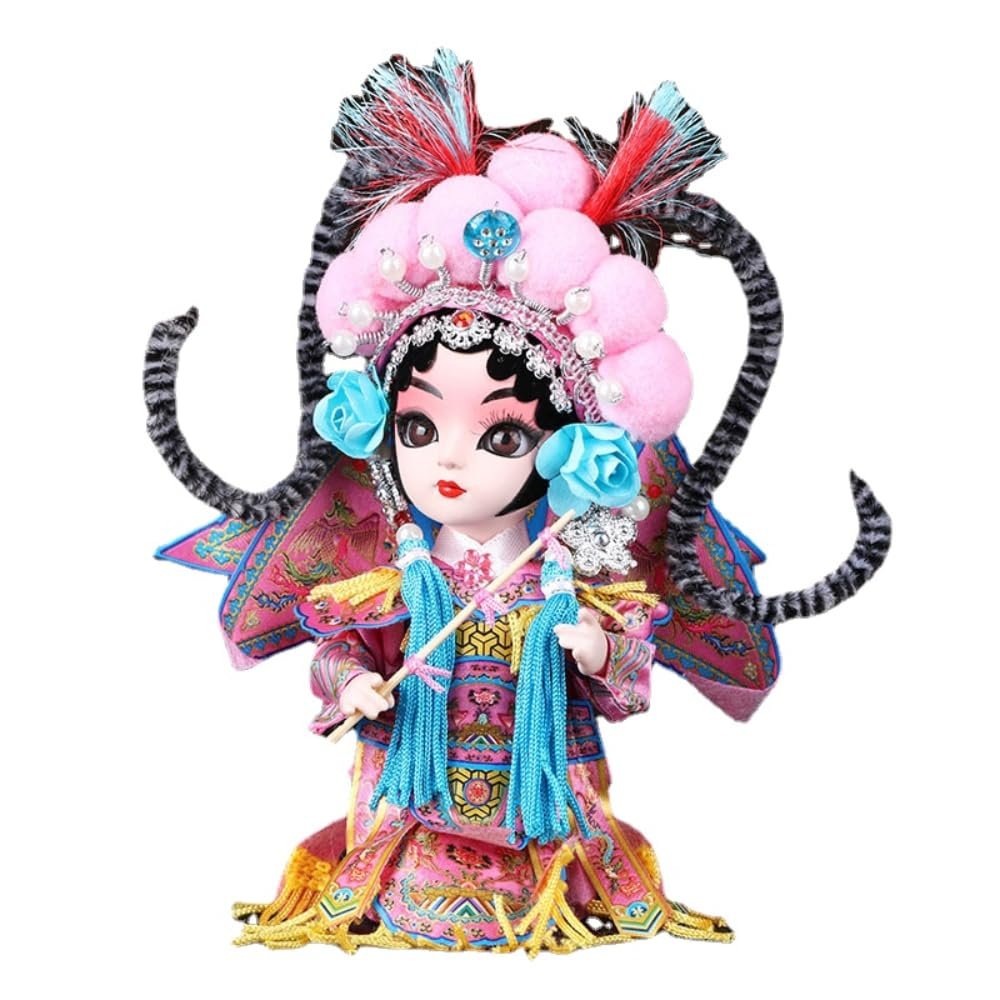 SALFEE 14cm Chinese Style Characteristic Small Peking Opera Character Facial Makeup