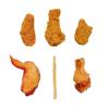 Funny Food Hair Clips Realistic Fried Chicken Wing Leg Hair Barrette French Fries Drumsticks Hairpins Photograph Props 5 PCS view 1