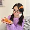 Funny Food Hair Clips Realistic Fried Chicken Wing Leg Hair Barrette French Fries Drumsticks Hairpins Photograph Props 5 PCS view 2