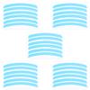 30pcs Lash Lift Ribbons, Lash Lift Shields Silicone Lash Lift Ribbon Eyelash Perm Lash Lift Rods Ribbed for Permanent Eye Lashes Perming (Blue) view 1