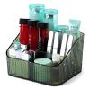 OSteed Green Makeup Organizer 5 Cups, Acrylic Bathroom Countertop Organizer view 1