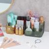 OSteed Green Makeup Organizer 5 Cups, Acrylic Bathroom Countertop Organizer view 2