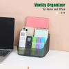 OSteed Green Makeup Organizer 5 Cups, Acrylic Bathroom Countertop Organizer view 4