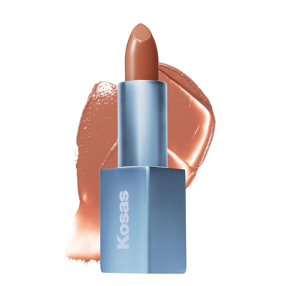 Kosas Weightless Lip Color Nourishing Satin Lipstick - High Impact Lip Color with Clean Formula - Comfy Feel & Soft Finish - Vegas