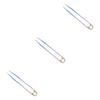 DOITOOL 3pcs Titanium Camping Tweezers Keychain Mini Tool Slanted Tweezers Outdoor Accessory view 1