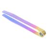 DOITOOL 3pcs Titanium Camping Tweezers Keychain Mini Tool Slanted Tweezers Outdoor Accessory view 2