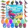 Bath Bombs for Kids with Surprise Toys Inside - 16 Pack Organic Dinosaur Bath Bombs Gift Set, Dinosaur Toys for Kid 3 4 5 6 7 8 9 Years, Bubble Bath Toys, Valentines Day Gifts for Kids, Birthday Gifts view 1