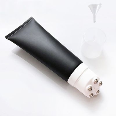 ABPWO Sunscreen Roller Applicator, Sunscreen Applicator for Kids, Sunblock Applicator for Kids, Refillable Roll On Sunscreen Applicator for Suncream and Lotions (Color : Black, Size : 150ml)