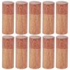 QANYEGN 10Pcs Wooden Essential Oil Box, Cylinder Essential Oil Bole with Lid, Essential Oils Storage for Travelling Carrier Case.(1 inch) view 1