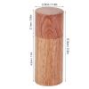 QANYEGN 10Pcs Wooden Essential Oil Box, Cylinder Essential Oil Bole with Lid, Essential Oils Storage for Travelling Carrier Case.(1 inch) view 2