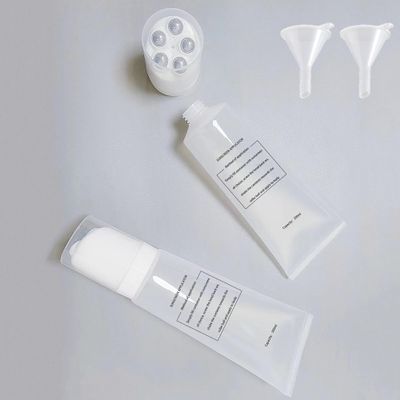 ABPWO Sunscreen Roller Applicator, Sunscreen Applicator for Kids, Sunblock Applicator for Kids, Refillable Roll On Sunscreen Applicator for Suncream and Lotions (Color : 2 Pack Clear, Size : 200ml)
