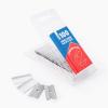 FOSHIO 200PCS Single Edge Razor Blades, Individually Wrapped Stainless Steel Razor Blades for Scraper Tools, Suitable for Removing Labels, Decals, Stickers, Gasket, Silver view 2