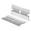 FOSHIO 200PCS Single Edge Razor Blades, Individually Wrapped Stainless Steel Razor Blades for Scraper Tools, Suitable for Removing Labels, Decals, Stickers, Gasket, Silver view 4