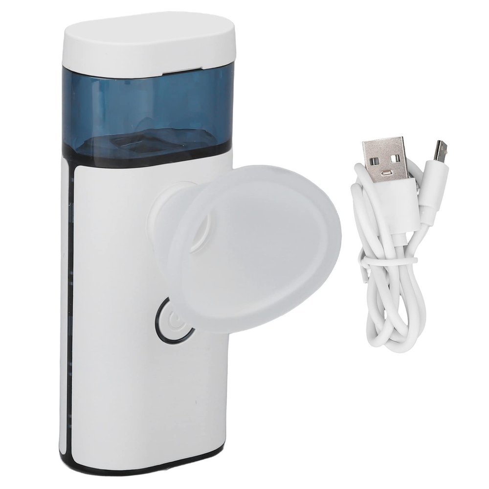Eye Nebulizer, Protable Handheld Eye Facial Mister, White Portable Rechargeable Massage Moisturizing Atomization Eye Sprayer for Face Moisturizing Eye Fatigue Relief