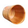 Katzowen Foot Massager Spa Oak Single- Sided Foot Bath Barrel, Heightened Foot Bath Barrel,Footbath, Foot Bath Barrel, Pedicure Barrel, Family Health Gift,37cm view 2