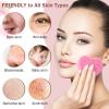 Dandat 300 Count Compressed Facial Sponges Heart Shape Face Sponges for Cleansing Natural Facial Exfoliating Pads for Estheticians(Pink) view 3