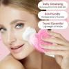 Dandat 300 Count Compressed Facial Sponges Heart Shape Face Sponges for Cleansing Natural Facial Exfoliating Pads for Estheticians(Pink) view 4