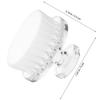 Beatifufu Face Brush Hair Scrubber Facial Exfoliator Brush Facial Cleansing Makeup Blending Skin Cleansing Pore Scrubber Exfoliating for Face Portable Pp view 2