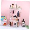 Alipis Makeup Organizer Storage Box Rotative Diamond Pattern Acrylic Cosmetics Shelf Easy to Use Tidy Storage view 4