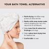 Kitsch Quick Dry Microfiber Hair Towel Wrap & Smooth Shave Butter with Discount view 3