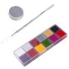 FRCOLOR 3pcs Special Effects Skin Wax Fake and Face Painting Includes Color Wax and Colors for Halloween Makeup and view 1
