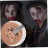 Beaupretty 2sets Realistic Wound Effects Makeup Wax Scab Blood Halloween Scar Makeup Kit view 3