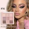 9Colors Eye Shadow Palette Makeup,Pink Rose Gold Purple Mauve Neutral Travel Eyeshadow Palette Long Lasting Waterproof Naturing-Looking Eyeshadow Palette Travel Size Gift Kit view 3
