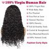 13x4 Lace Front Wigs Human Hair Pre Plucked 180 Density Brazilian Wet and Wavy Human Hair Wigs for Black Women Glueless Curly Lace Frontal Wig Natural Color (14 Inch) view 4