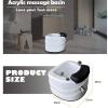 Acrliy Foot Bucket Pedicure Foot Soak Health Manicure Basin Adjustable Temperature Nail Salon Massage Equipment Enjoy Hot Water Foot Massager Foot Soak Tub (Color : Bath+Pedicure) view 3