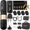 Ambition Soldier Tattoo Kit - Wireless Tattoo Machine Kit Complete Rotary Tattoo Gun with Extra 2400mah Power 120pcs Glory Mixed Size Cartridge Needles for Professional Tattoo Artists view 1