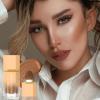 BEFIVECOK Liquid Contour Stick Makeup - Cream Face Contour Wand with Cushion Applicator, Natural Matte Long Lasting Creamy Bronzer Contour, Lightweight Silky Blendable (#01 LIGHT TO MEDIUM) view 4