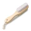 Alipis 2pcs Natural Boar Bristle Foot Brush Wooden Handle Pedicure Tool Scrub Brush view 3