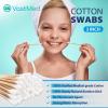 1000 Pcs Cotton Tipped Applicators 3 Inch by Vastmed | Long Medical Cotton Swab with Wooden Sticks | Disposable Non Sterile Cotton Swabs for Multiple Uses view 2