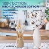 1000 Pcs Cotton Tipped Applicators 3 Inch by Vastmed | Long Medical Cotton Swab with Wooden Sticks | Disposable Non Sterile Cotton Swabs for Multiple Uses view 3