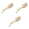 Alipis 3pcs Bristle Foot Brush Pumice Massage Brush Foot exfoliating Bath Pedicure Wooden view 1
