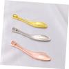 Beaupretty 4pcs Metal Eye Cream Spoons Face Cream Applicators for Smooth and Even Lotion Application Lightweight and Portable Makeup Tools for Women view 4