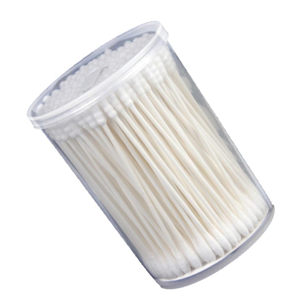 Beavorty 200pcs Care Cotton Buds Dual Tips for Makeup and Safe for Newborns Cotton for Ear Cleaning and Arts Crafts