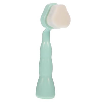 Beavorty Facial Cleansing Brush Soft Bristles for Deep Exfoliating and Portable Manual Face Wash Tool for Women for Travel and Daily Skin Care
