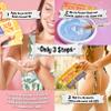 Rayitos de Sol Body Hair Bleach Kit with Coconut Oil Powder Bleach Peroxide Vol 30 - 9% Itch-Free | Legs Back Abdomen Arm Hair Bleach | Skin Protection and Nourishment view 3