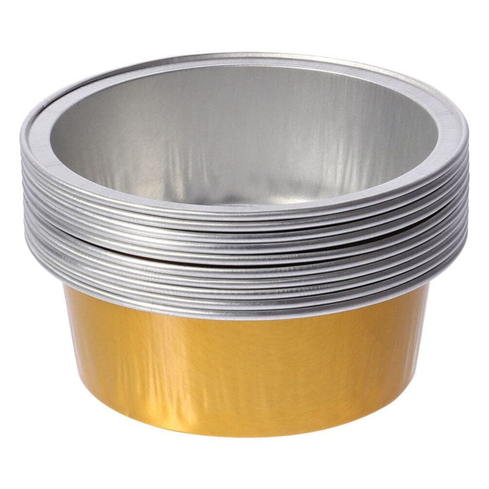 FRCOLOR 50pcs Wax Melt Pot Aluminium Foil Wax Bowls Melting Container Beauty Care Melts