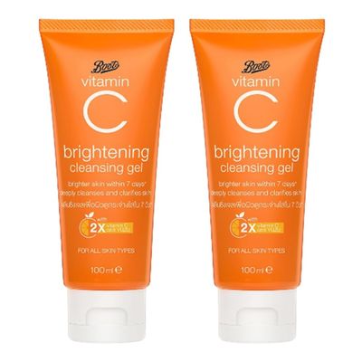 Taweengam Facial Cleansing Gel Cleanser Skin Care Brightening Boots Vitamin C YUZU Extract 100 ml x 2