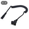 J-ZMQER 2-Prong Power Cord Cable Lead Adapter Compatible with Most Models Shaver Cord Coiled view 2