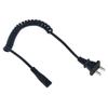 J-ZMQER 2-Prong Power Cord Cable Lead Adapter Compatible with Most Models Shaver Cord Coiled view 3