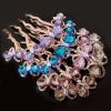 4PCS Wedding Bride Rhinestones Hair Piece Hair Comb,Peacock Hair Clip Side Comb Hair Accessory,Hair Barrettes Hair Accessories for Women view 2