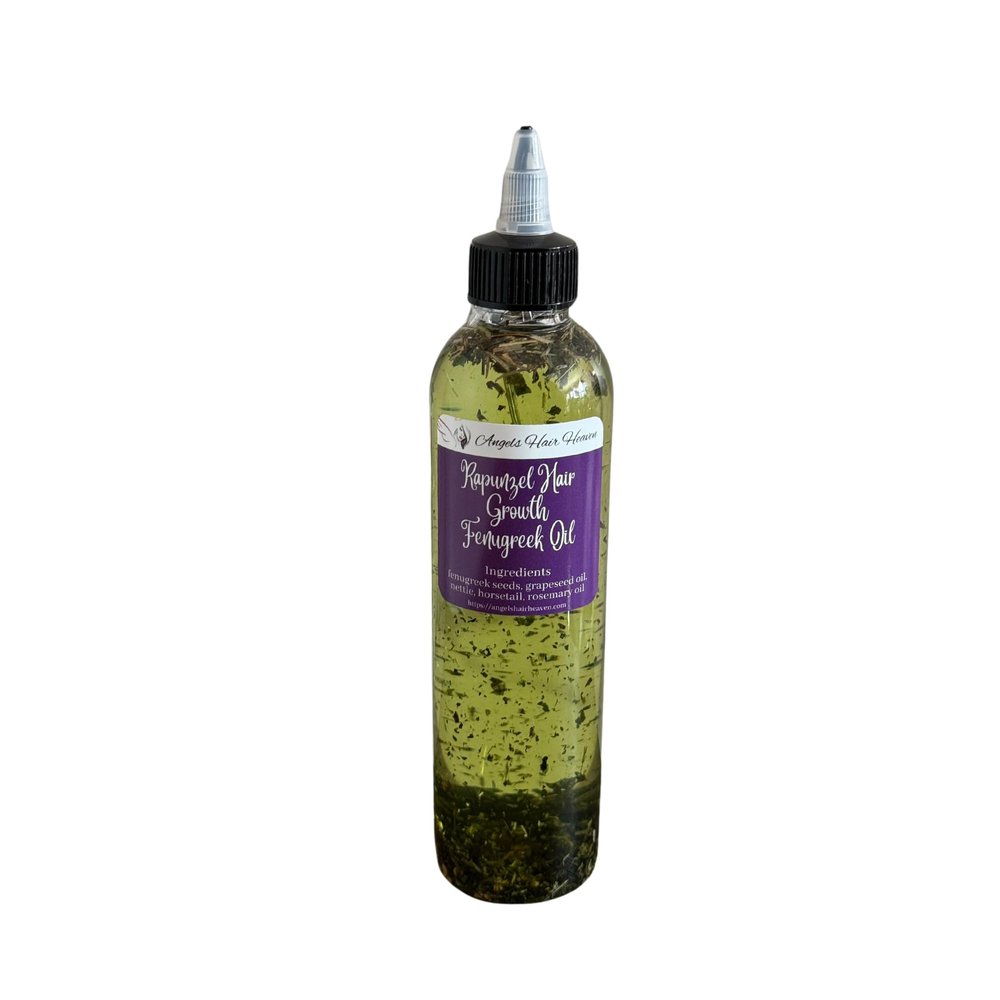 Hair growth fenugreek oil hair loss fast hair growth long natural hair care nettle horsetail rosemary oil (4 oz)