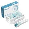 10 In 1 roller kit Face Massager Jade Ice Roller Microneedling Derma Rolling System Facial Cleaning Brush With Travel Case view 2